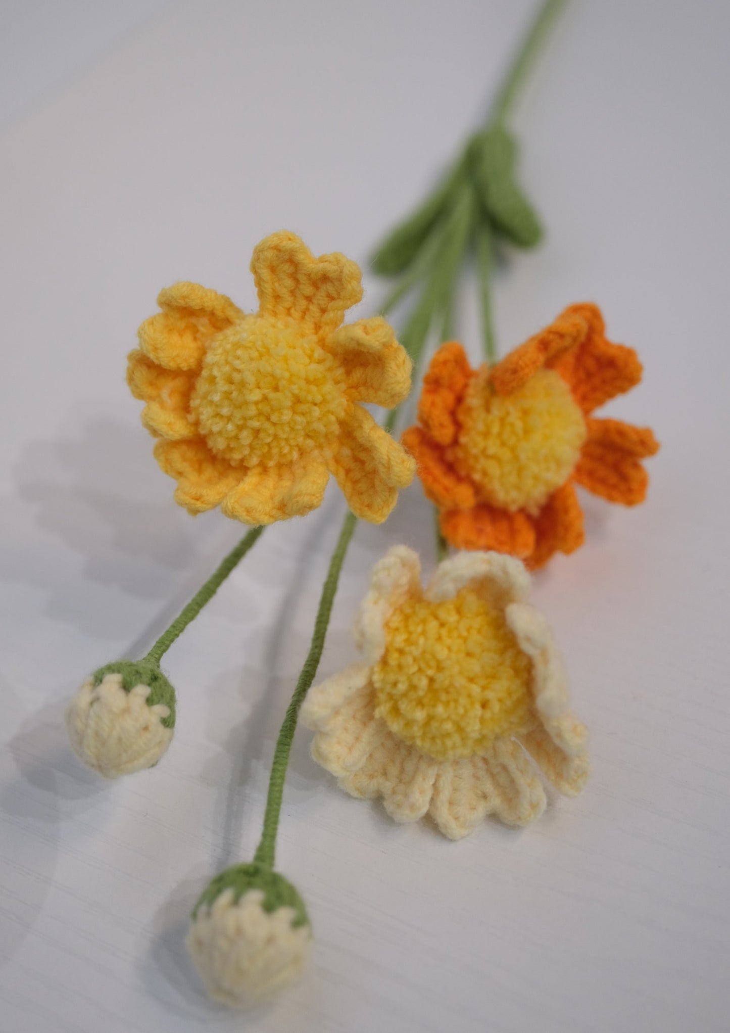 Three Headed Crochet Coreopsis