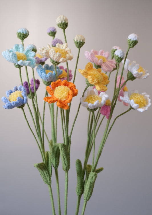 Three Headed Crochet Coreopsis