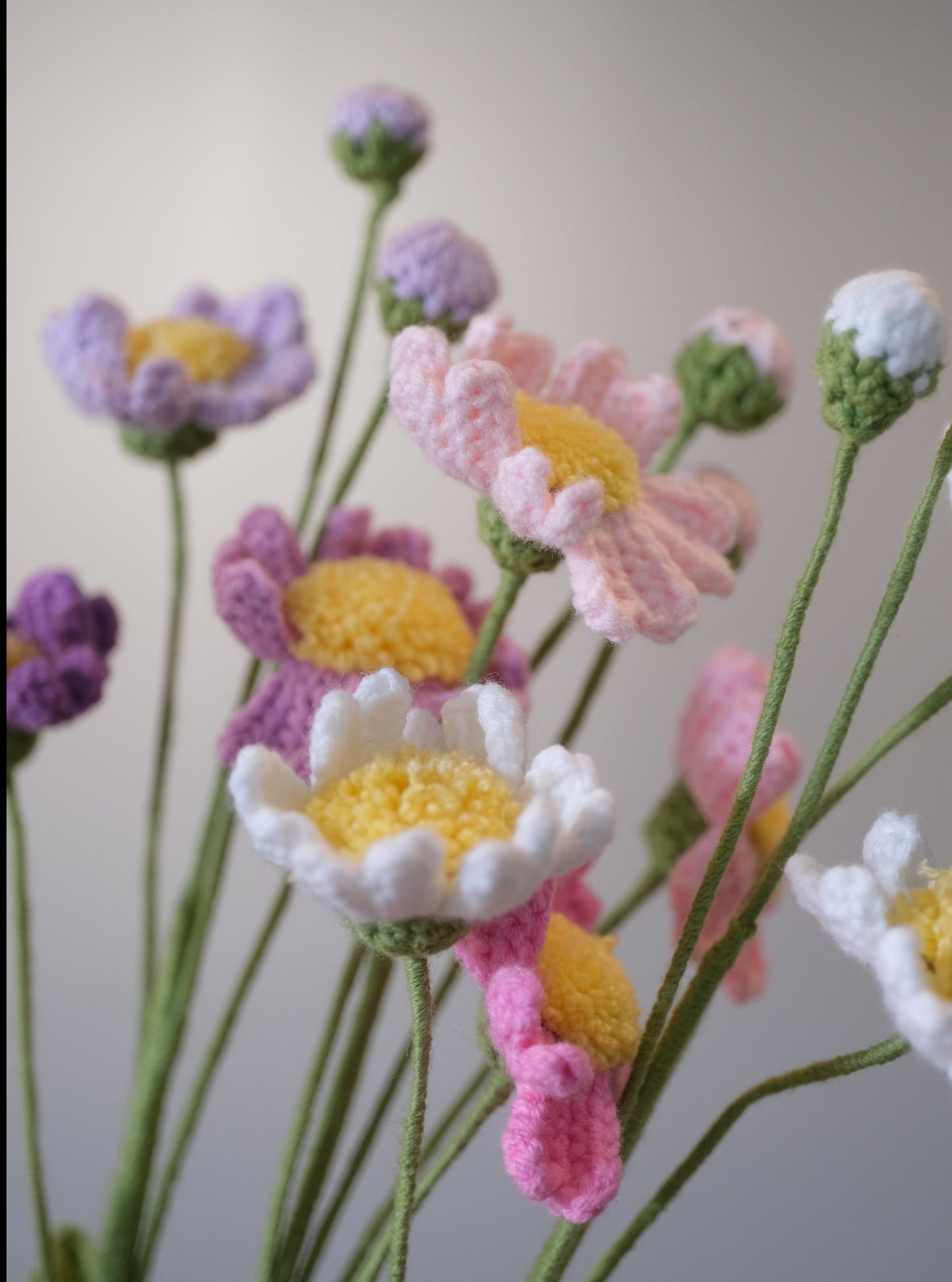 Three Headed Crochet Coreopsis