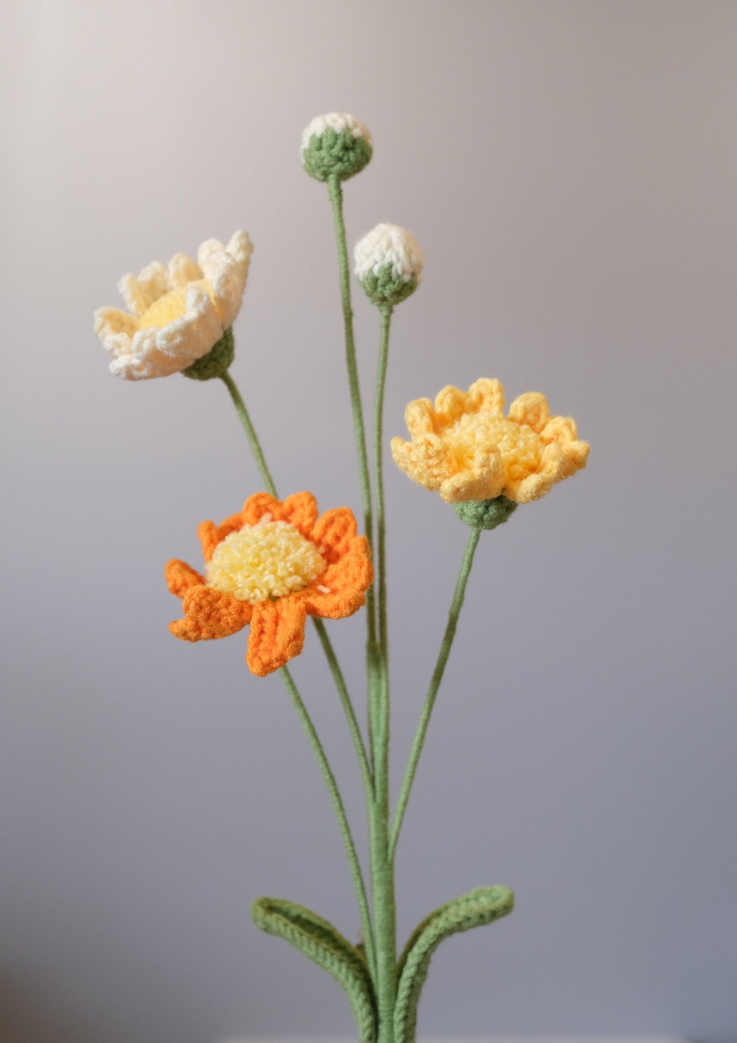 Three Headed Crochet Coreopsis