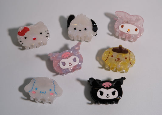 Sanrio Character Hair Claw Medium Size 1 Piece