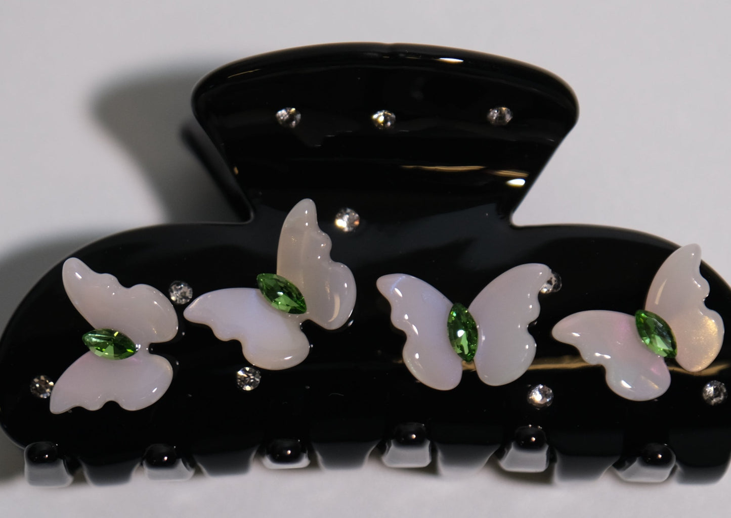 Green Butterfly Hair Claw