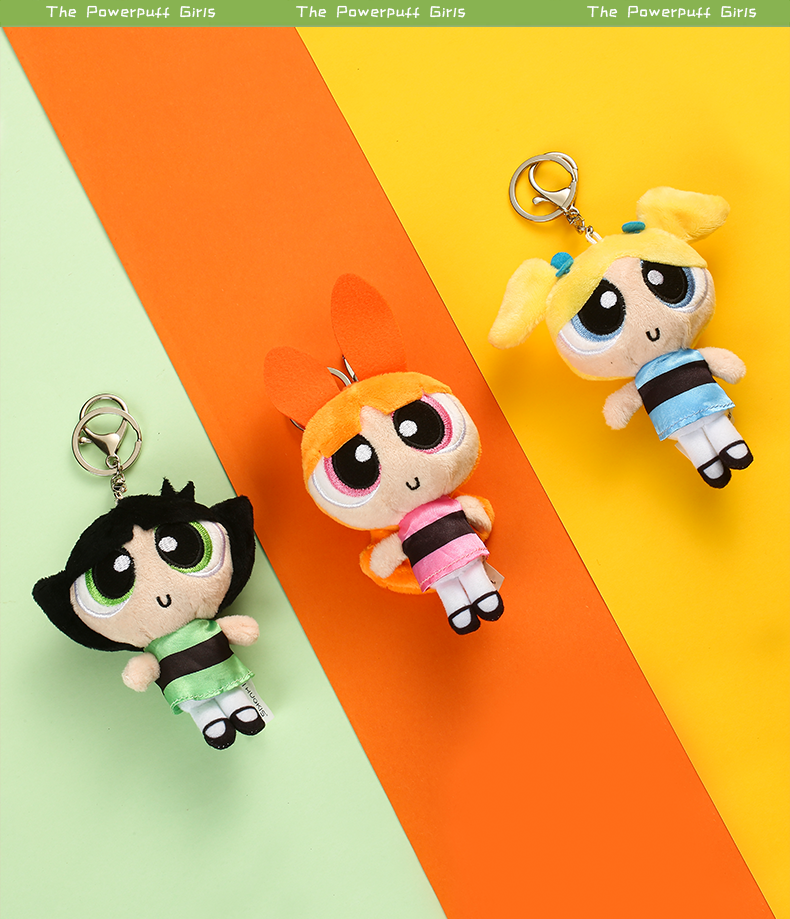 Powerpuff Girls Plush Keychain