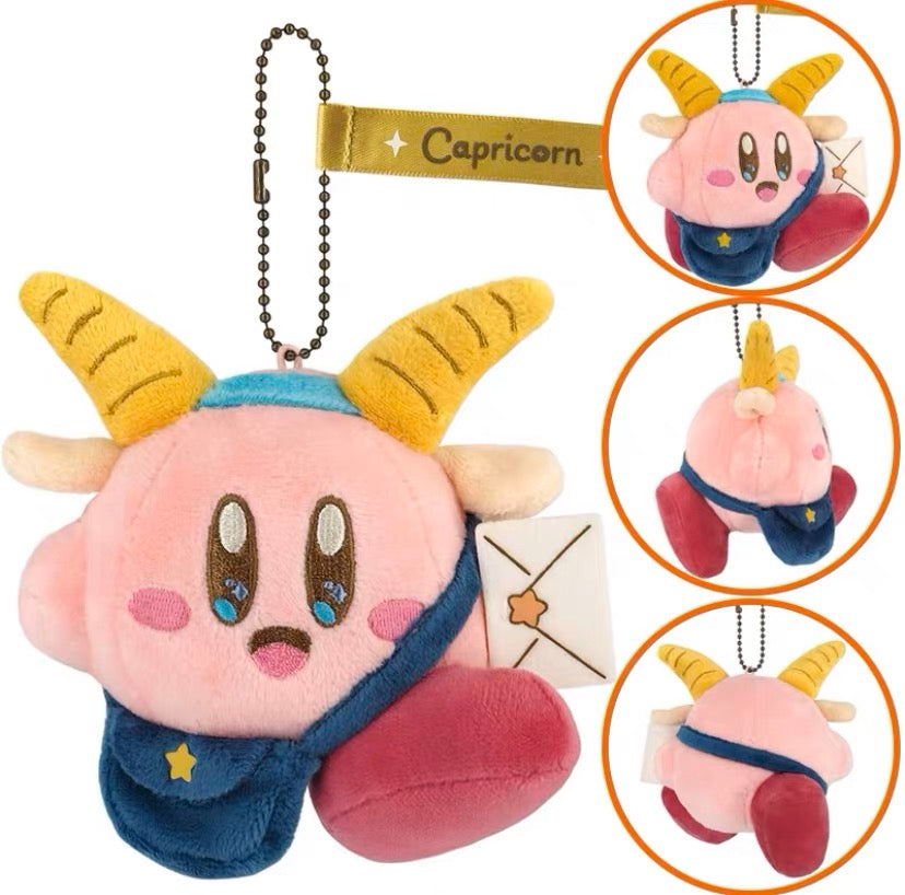 Kirby Horoscope Collection Plush Keychain, Capricorn