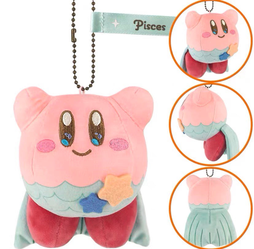 Kirby Horoscope Collection Plush Keychain, Pisces