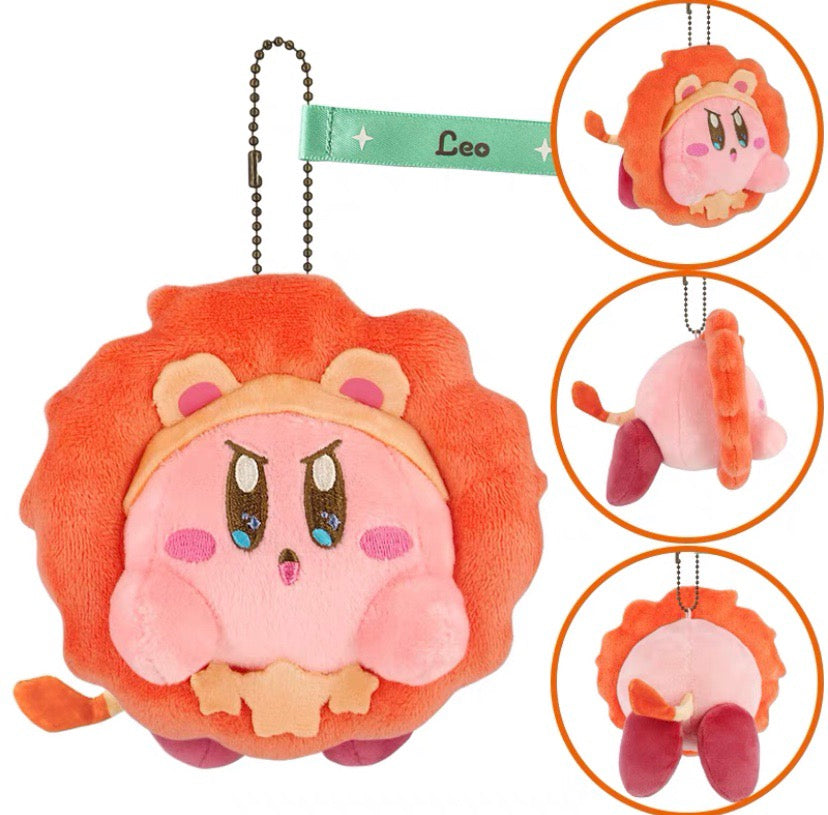 Kirby Horoscope Collection Plush Keychain, Leo