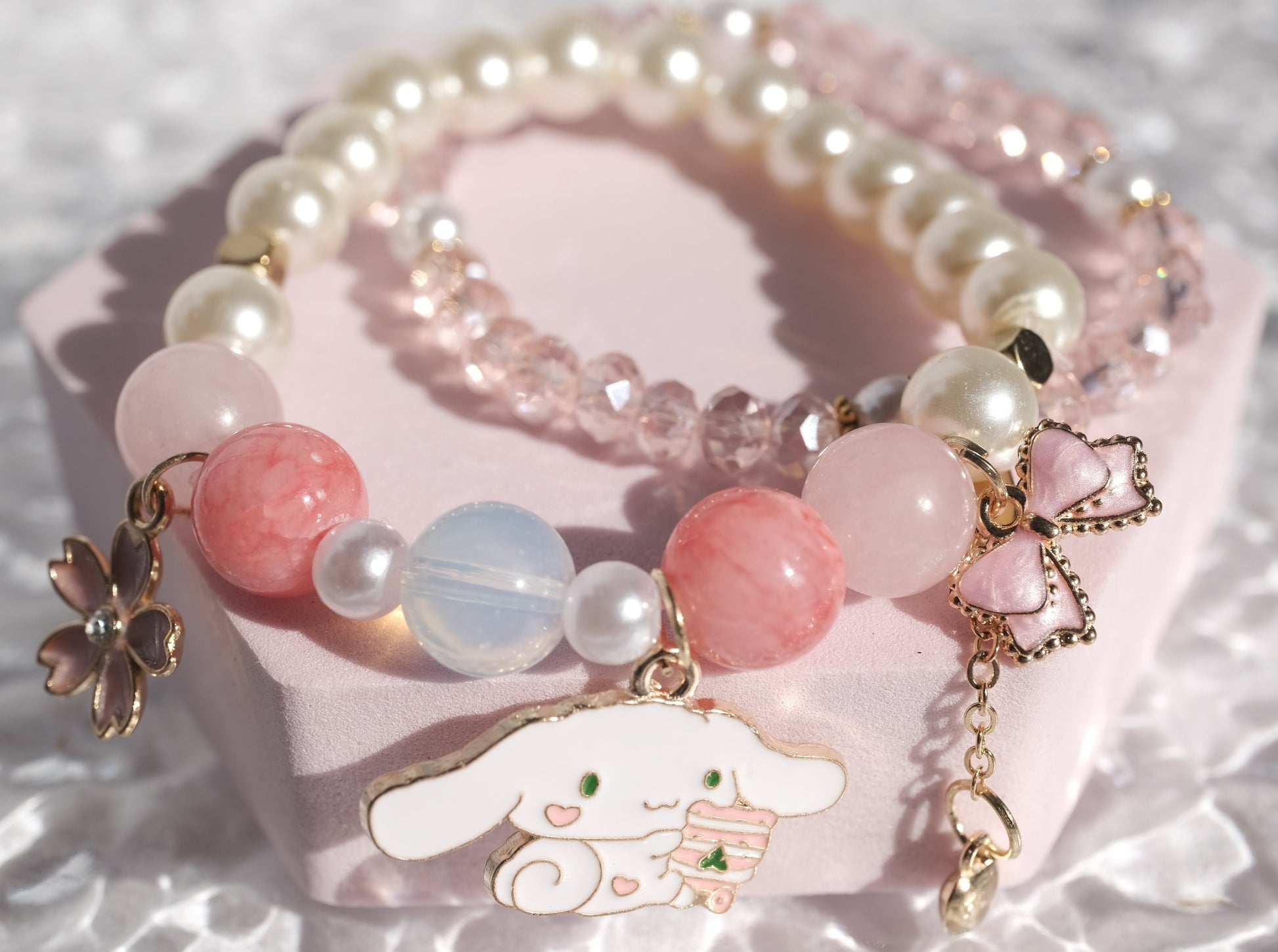 Sanrio Melody Kuromi Cinnamoroll Crystal Bracelet