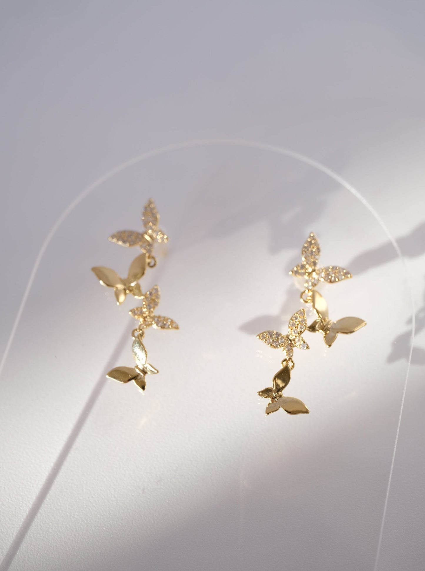 Butterfly Dangle Earring, Detail