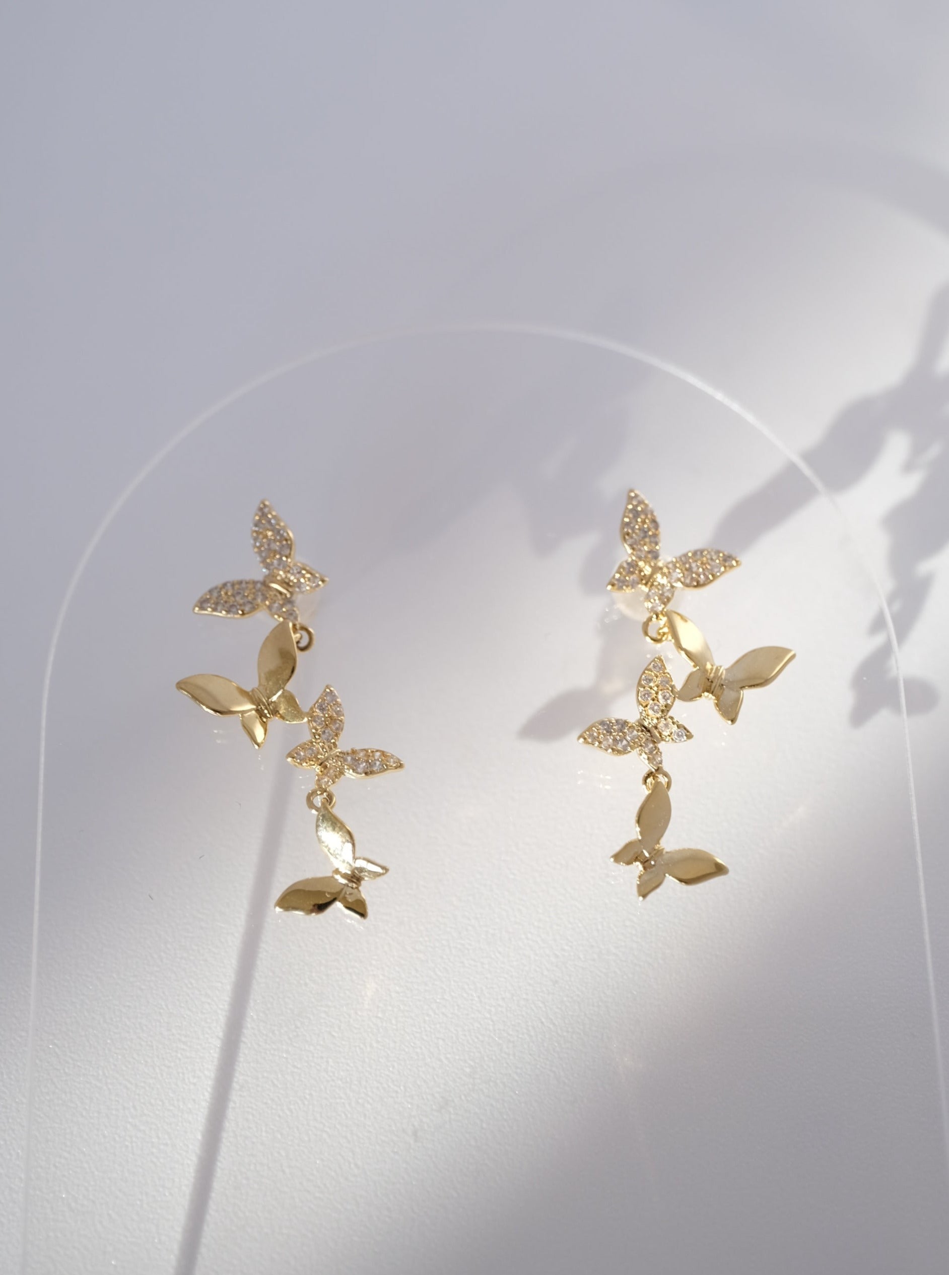 Butterfly Dangle Earring, Detail