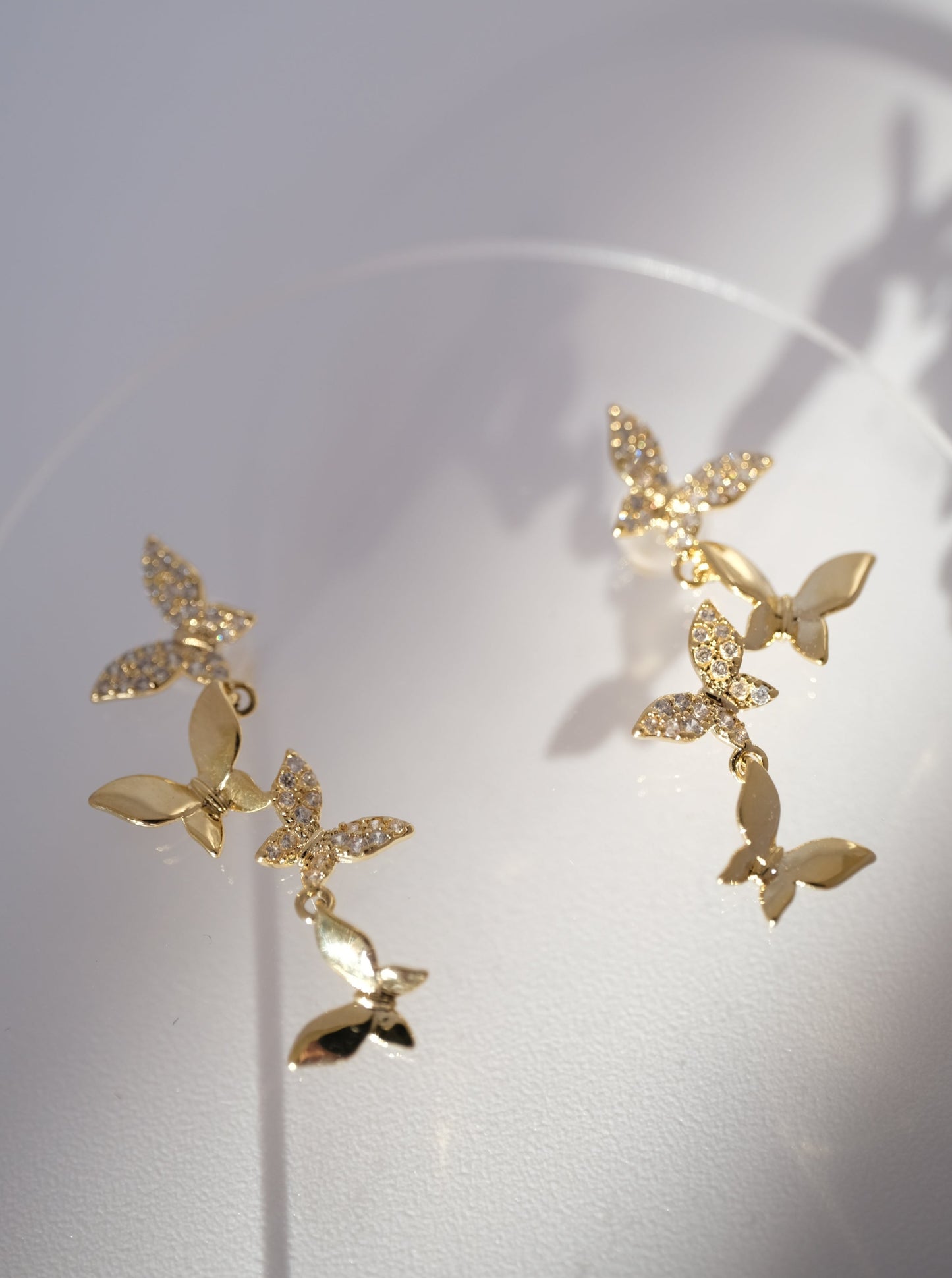 Butterfly Dangle Earring, Detail