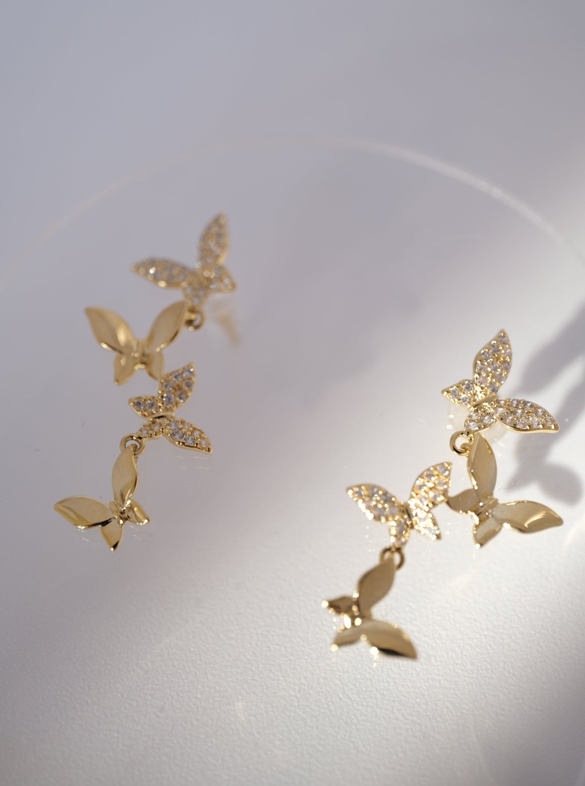 Butterfly Dangle Earring, Detail