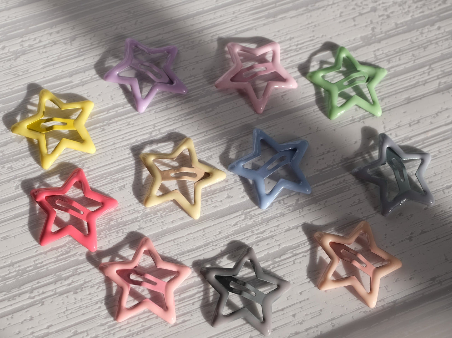 Mini Colorful Star Hair Clip