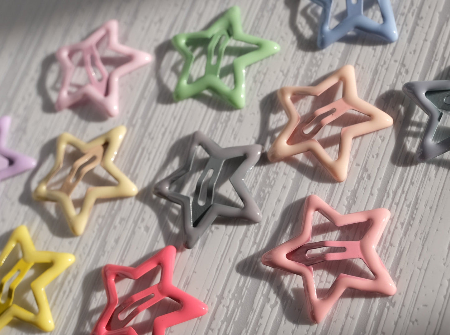 Mini Colorful Star Hair Clip