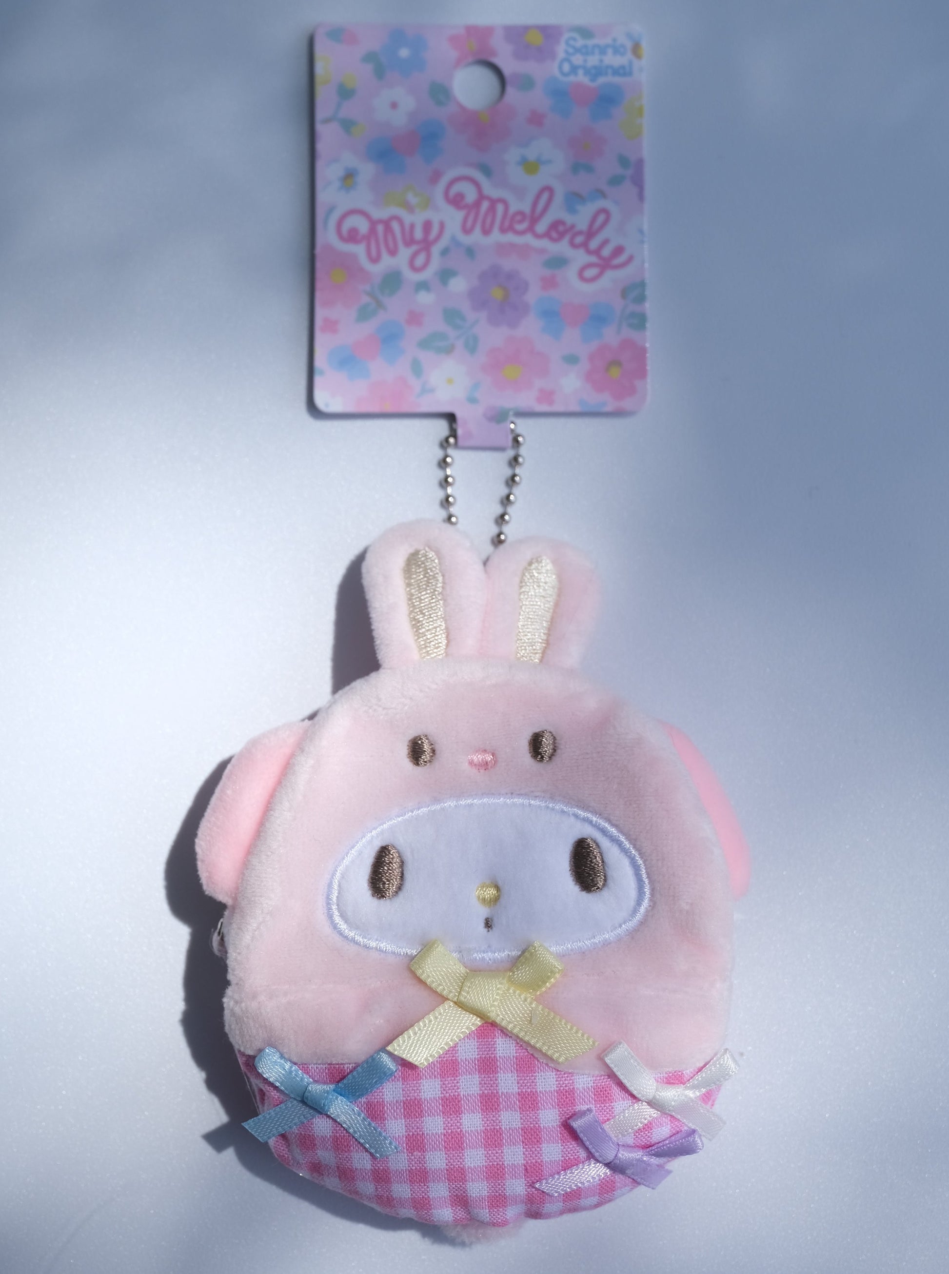 Sanrio Coin Purse Plush Keychain, Front Side