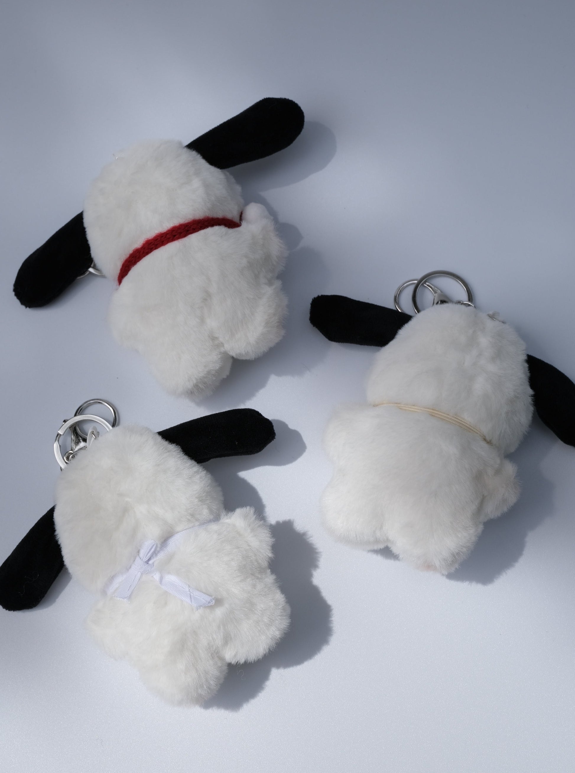 Doggy Plush Keychain, Back Side