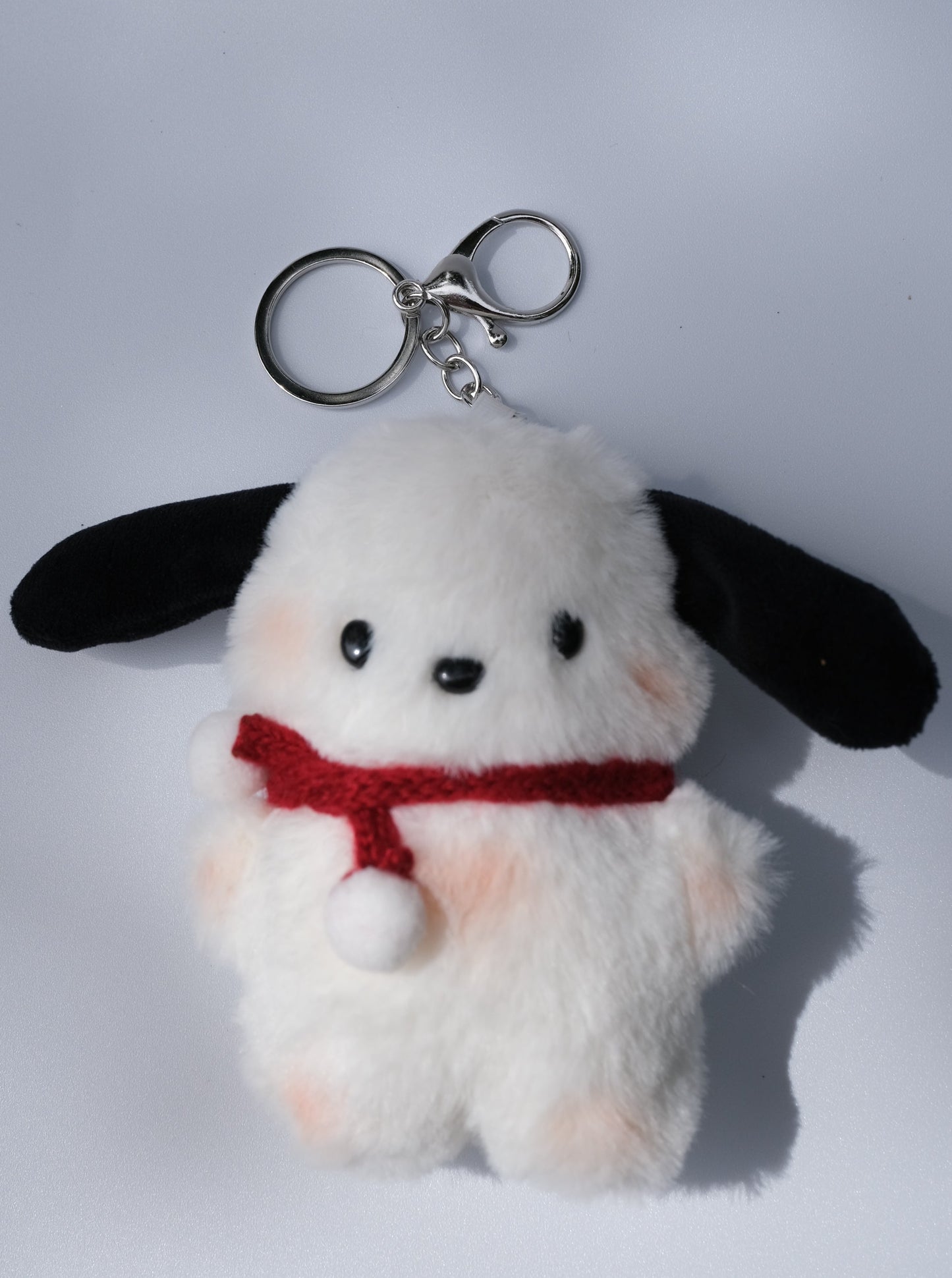 Doggy Plush Keychain, Front Side