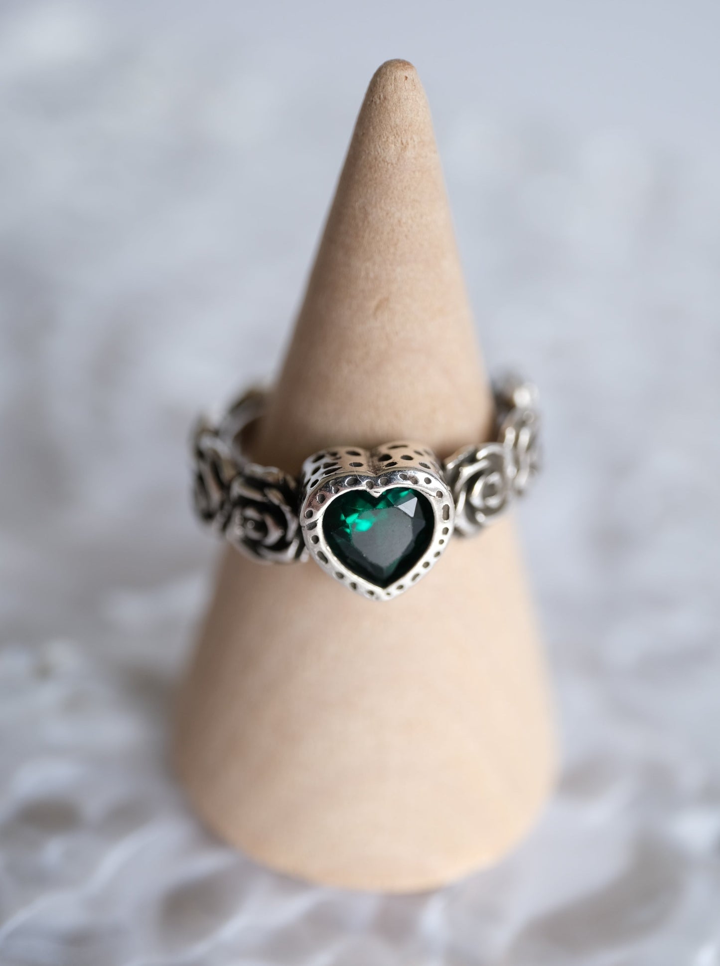 Rose Heart Ring