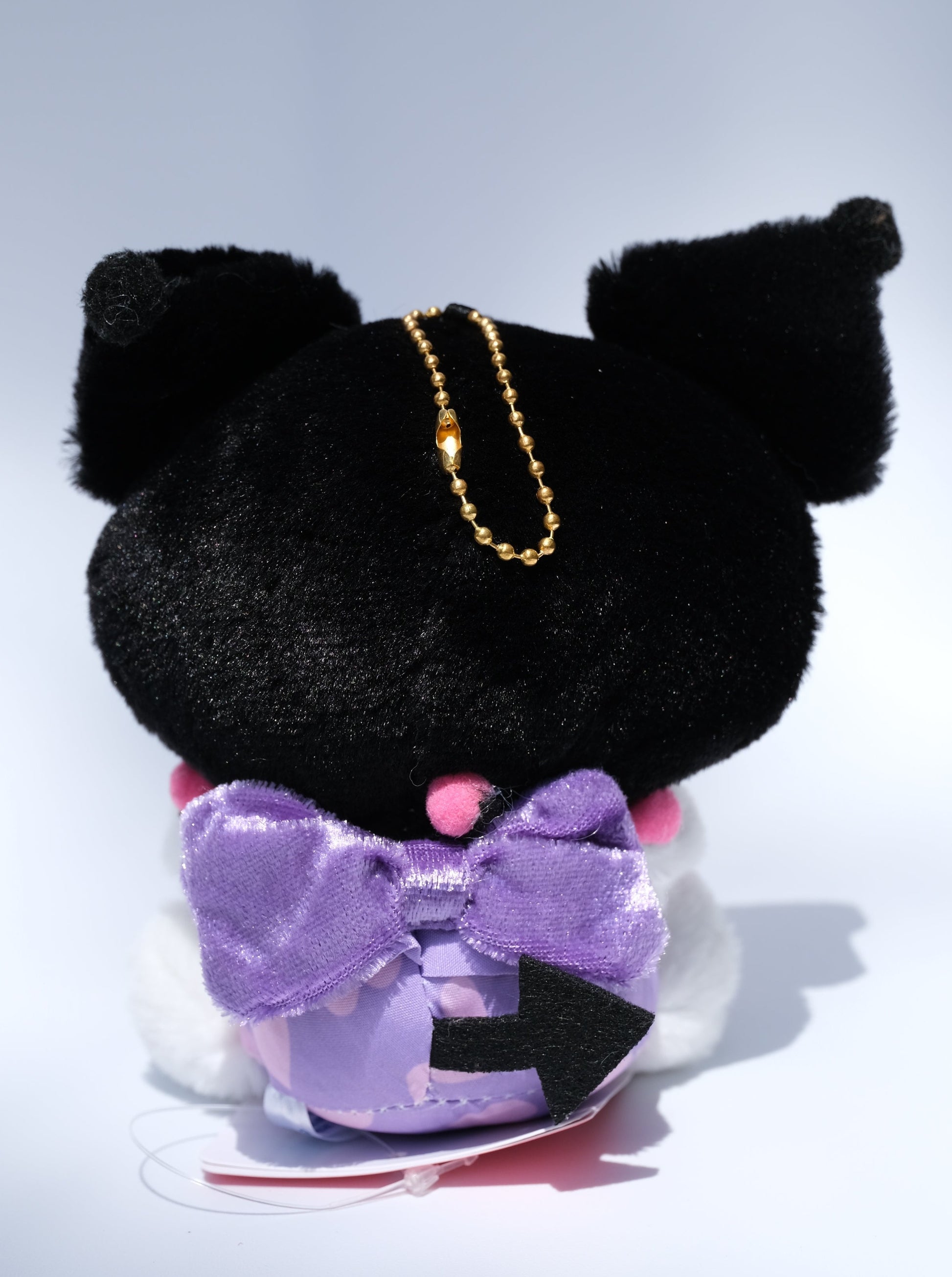 Heart Kuromi Plush Keychain, Back Side