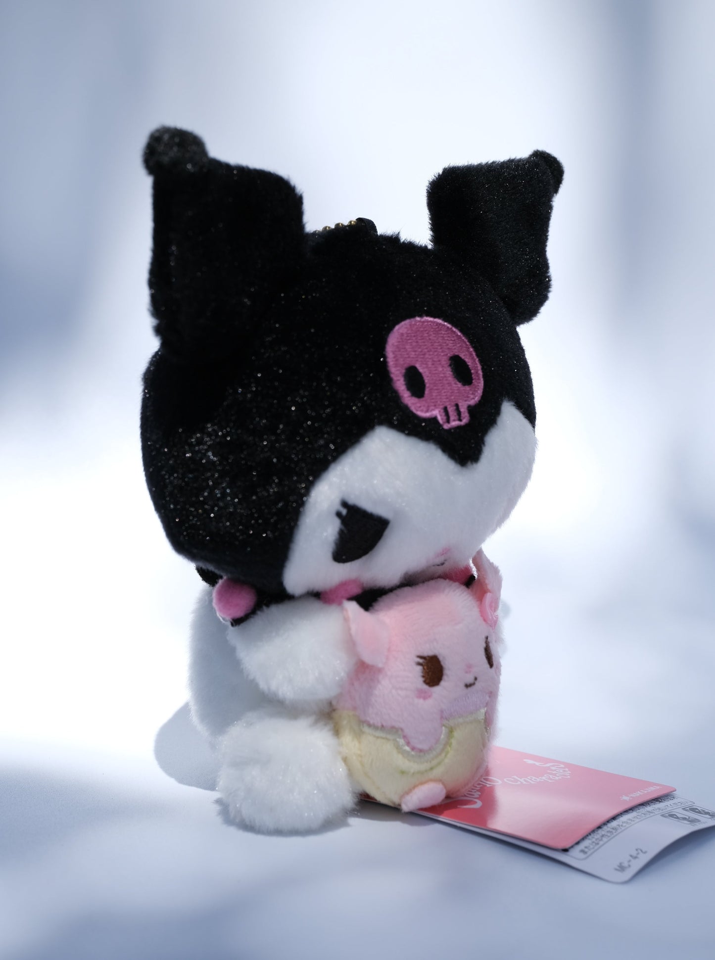 Kuromi & Baku Plush Keychain, Left Side