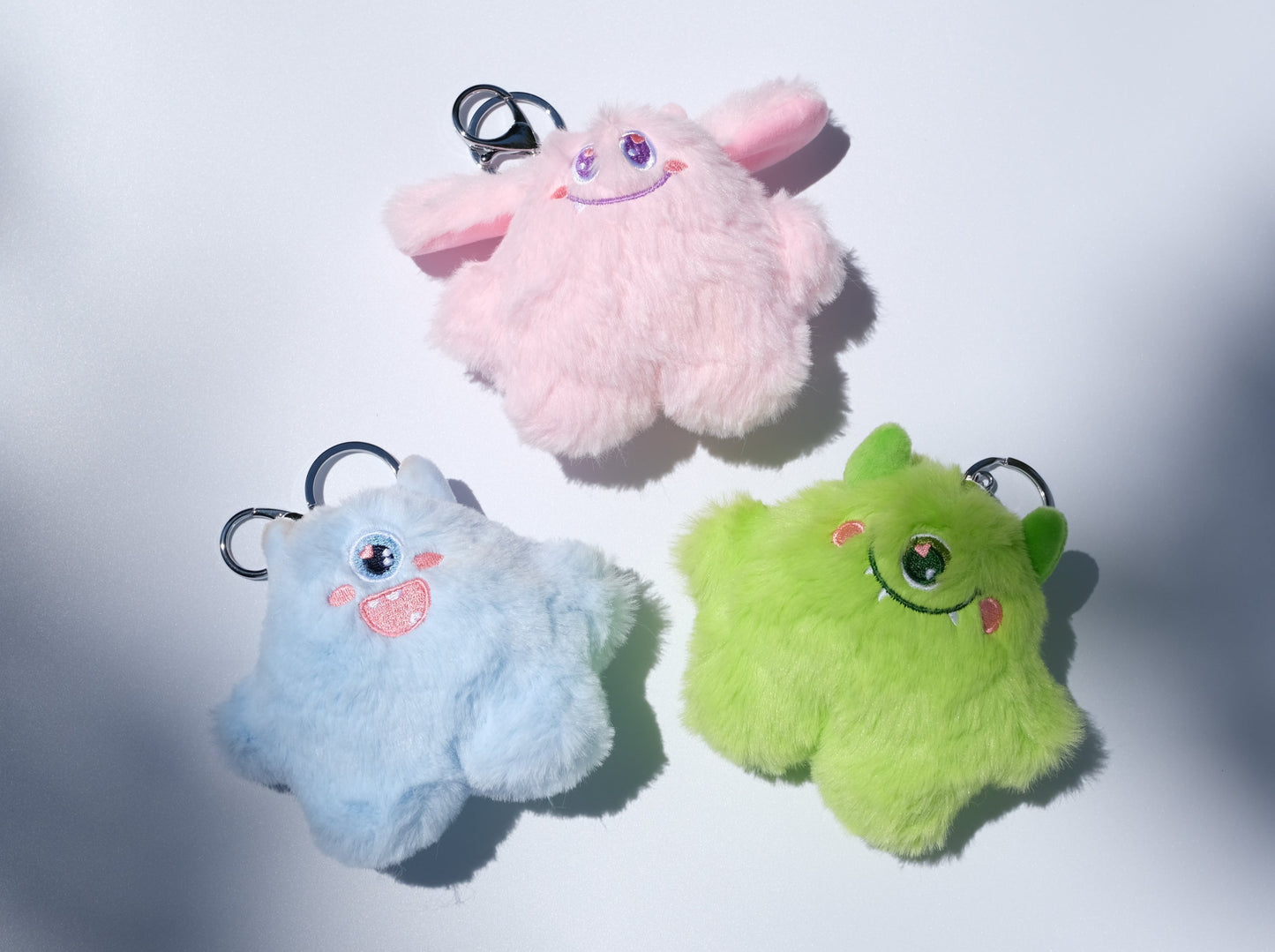 Little Monster Plush Keychain, Front SIde